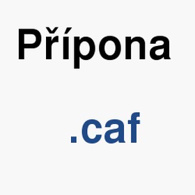 Vznam slova, termn, co je to caf? Jak a v em pehrt, spustit, editovat, zmnit, upravit, importovat, otevt soubor s pponou caf (Audio soubory)