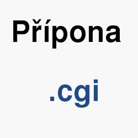 Vznam slova, termn, co je to cgi? Jak a v em pevst, konvertovat, pehrt, zobrazit, zmnit, rozbalit, exportovat soubor s pponou cgi (Internet a web)