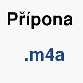 Význam slova, termín, co je to m4a? Jak a v čem exportovat, přehrát, komprimovat, otevřít, převést, upravit, vytvořit soubor s příponou m4a (Audio soubory)