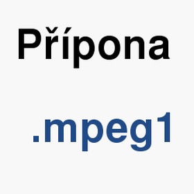 Význam slova, termín, co je to mpeg1? Jak a v čem zobrazit, exportovat, spustit, upravit, změnit, importovat, konvertovat soubor s příponou mpeg1 (Video soubory)