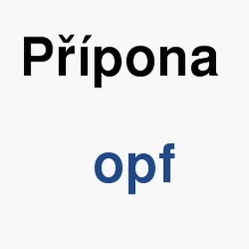 Vznam slova, termn, co je to opf? Jak a v em exportovat, editovat, importovat, rozbalit, upravit, zobrazit, spustit soubor s pponou opf (Dokumenty)