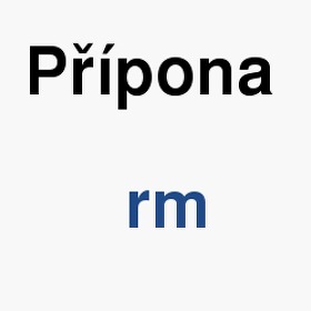 Vznam slova, termn, co je to rm? Jak a v em importovat, pevst, zobrazit, konvertovat, rozbalit, zmnit, editovat soubor s pponou rm (Video soubory)